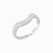 Elegant Contoured Diamond Matching Band - Shahin Jewelry